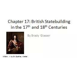Chapter 17: British  Statebuilding