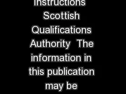  Mathematics Advanced Higher Final ised Marking Instructions  Scottish Qualifications