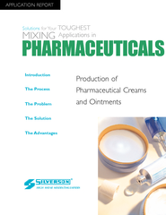 Production of Pharmaceutical Creams and Ointments The