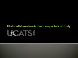 Utah Collaborative Active Transportation Study