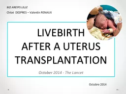 Livebirth   after  A  uterus
