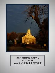 GRACE EPISCOPAL CHURCH 2017 ANNUAL REPORT