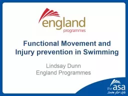 Functional Movement and Injury prevention in Swimming
