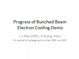 Progress of Bunched Beam Electron Cooling Demo