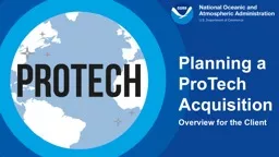 Planning a  ProTech  Acquisition
