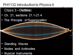 PHY132  Introduction to Physics II
