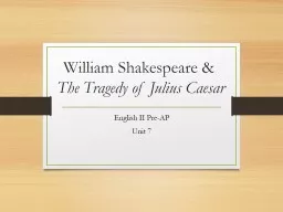 William Shakespeare &