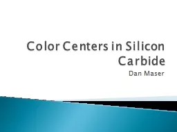 Color Centers in Silicon Carbide