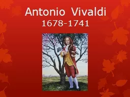 Antonio  Vivaldi 1678-1741