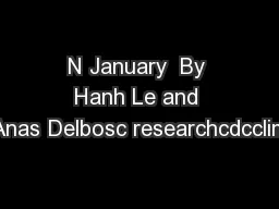 N January  By Hanh Le and Anas Delbosc researchcdcclim
