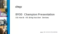 BYOD Champion Presentation