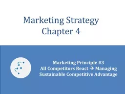 © Palmatier 1 Marketing Strategy Chapter 4