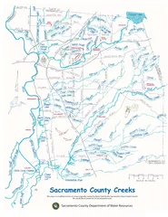 Sacramento County Creeks This map is a modified versio