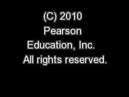 (C) 2010 Pearson Education, Inc.  All rights reserved.