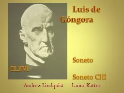 Luis de 										Góngora