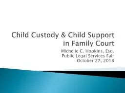 Child Custody & Child Support in Family Court
