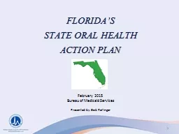 FLORIDA’S  STATE ORAL HEALTH