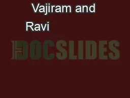 Vajiram and Ravi                                                                