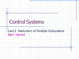 Control Systems Lect.5