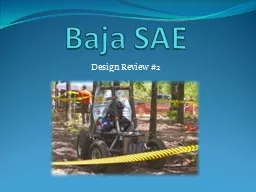 Baja SAE Design Review #2
