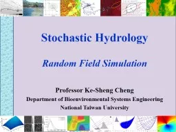 Stochastic Hydrology  Random Field Simulation