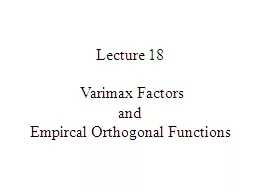 Lecture 18   Varimax  Factors