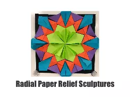 Radial Paper Relief Sculptures