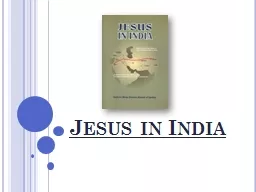 Jesus in India Background