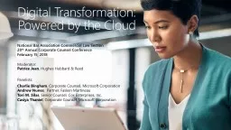 Digital Transformation: Powered by the Cloud