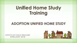 Unified Home Study Training