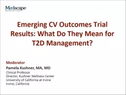 Emerging CV Outcomes Trial Results: What Do They Mean for T2D Management?
