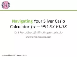 Navigating  Your Silver Casio Calculator