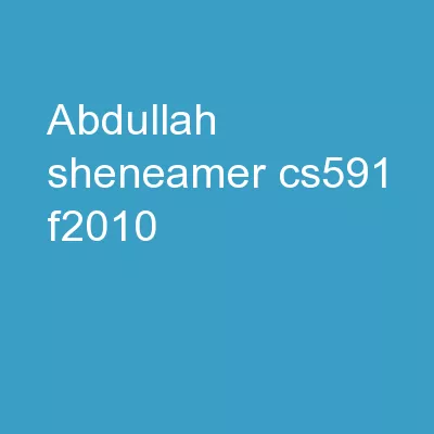 Abdullah  Sheneamer CS591-F2010