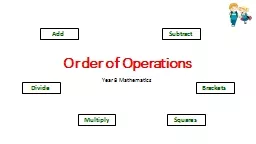 Order of Operations Year 8 Mathematics