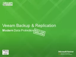 Veeam Backup & Replication