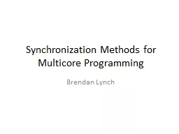 Synchronization Methods for