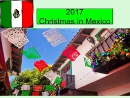 2017  Christmas  in Mexico