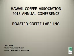 HAWAII COFFEE ASSOCIATION
