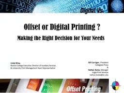 Offset or Digital Printing ?