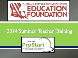 2014 Summer Teacher Training