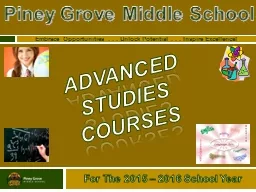 Advanced   Studies   Courses