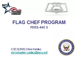 FLAG CHEF PROGRAM PERS-44ES
