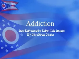 Addiction State Representative Robert Cole Sprague