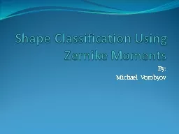 Shape Classification Using Zernike Moments