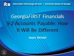 Georgia FIRST  Financials