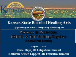 Kansas State Board of Healing Arts