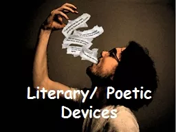 Literary/ Poetic Devices