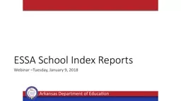 ESSA School Index Reports