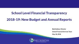 School Level Financial Transparency