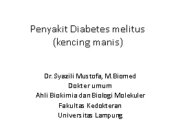 Penyakit Diabetes melitus